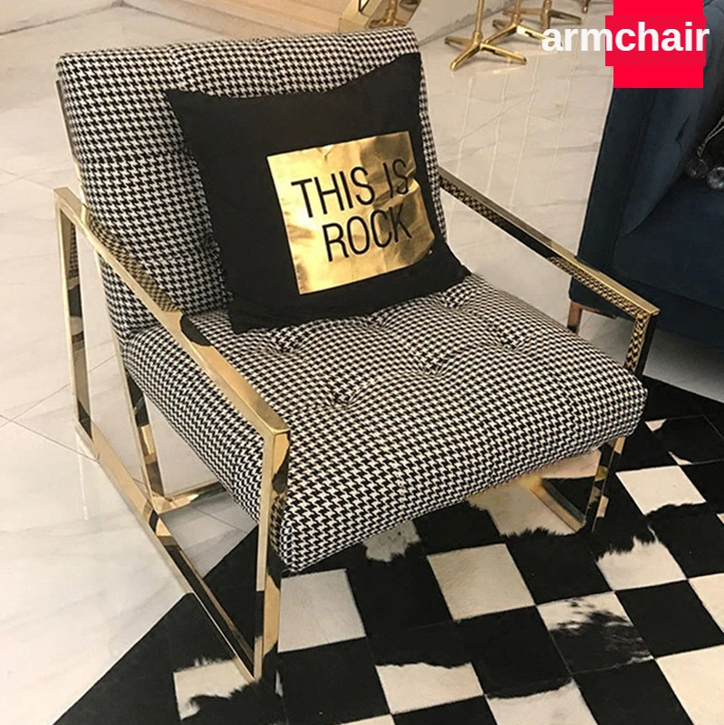 Кресло для гостиной в скандинавском стиле эластичное мягкое кресло отдыха