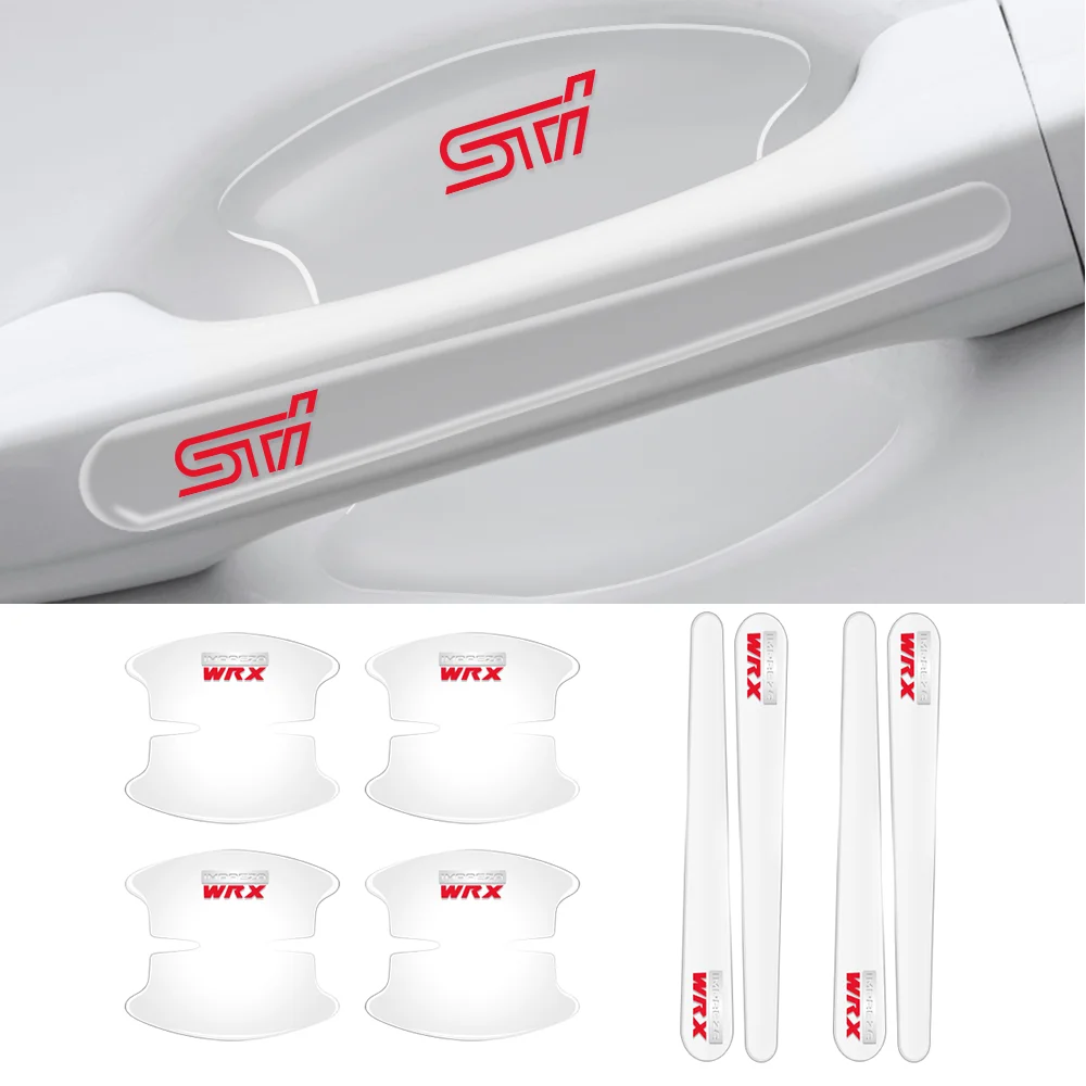 4 шт. наклейки на дверные ручки автомобиля из эпоксидного силикона - купить по