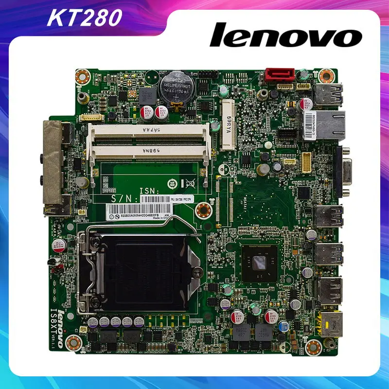 

Для Lenovo ThinkCentre M73 M73E M93 M93P M4500q материнская плата IS8XT CN- 0KT280 KT280 оригинальная б/у материнская плата 100% протестирована