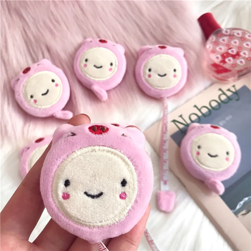 

Tape Measure Plush Cartoon Retractable Soft Tape Measure 1.5m/60 Inch for Sewing Body Cloth UY8
