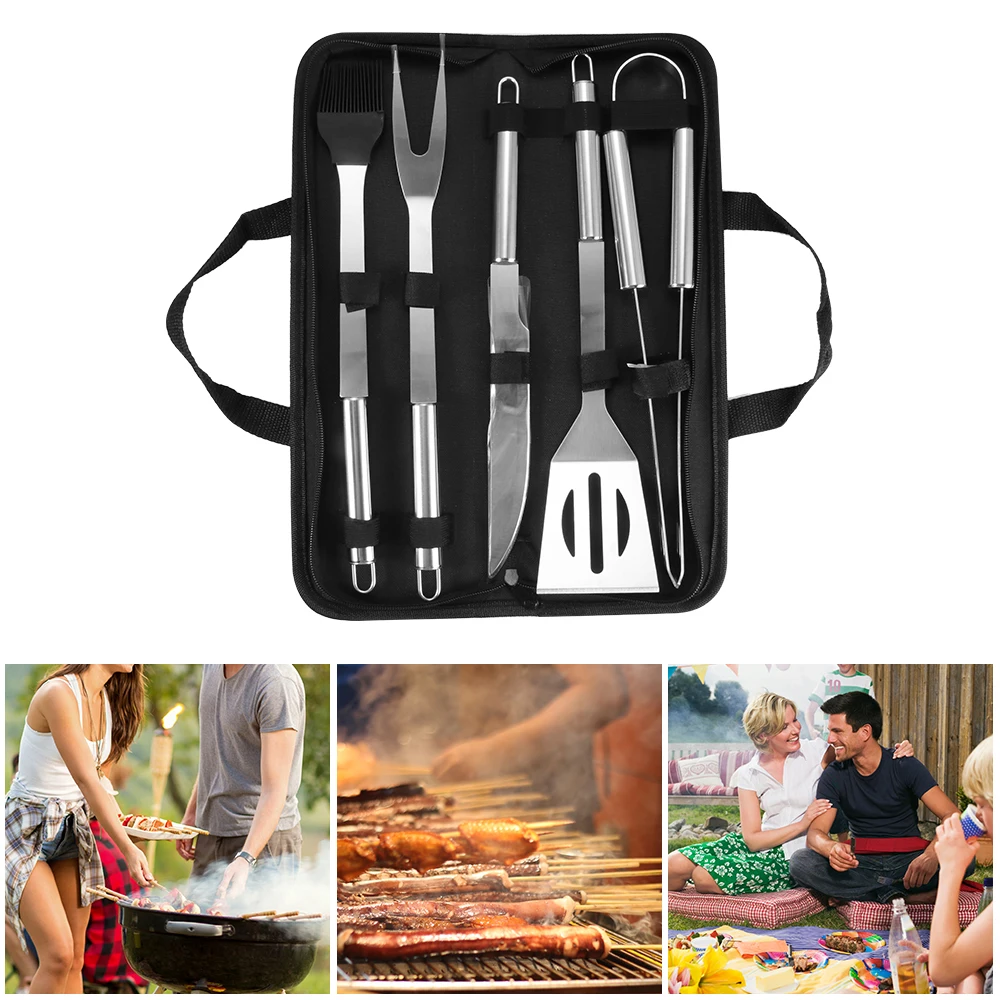 Набор инструментов для домашнего барбекю и гриля комплект из 5 предметов