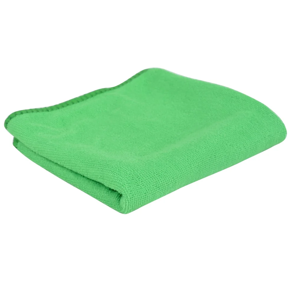 Green-5pc 5 шт. Впитывающее детское полотенце из микрофибры, полотенце для рук, Хлопковое полотенце для взрослых, детские полотенца для рук, быстросохнущее полотенце для ванной и кухни - Цвет: Green-5pc