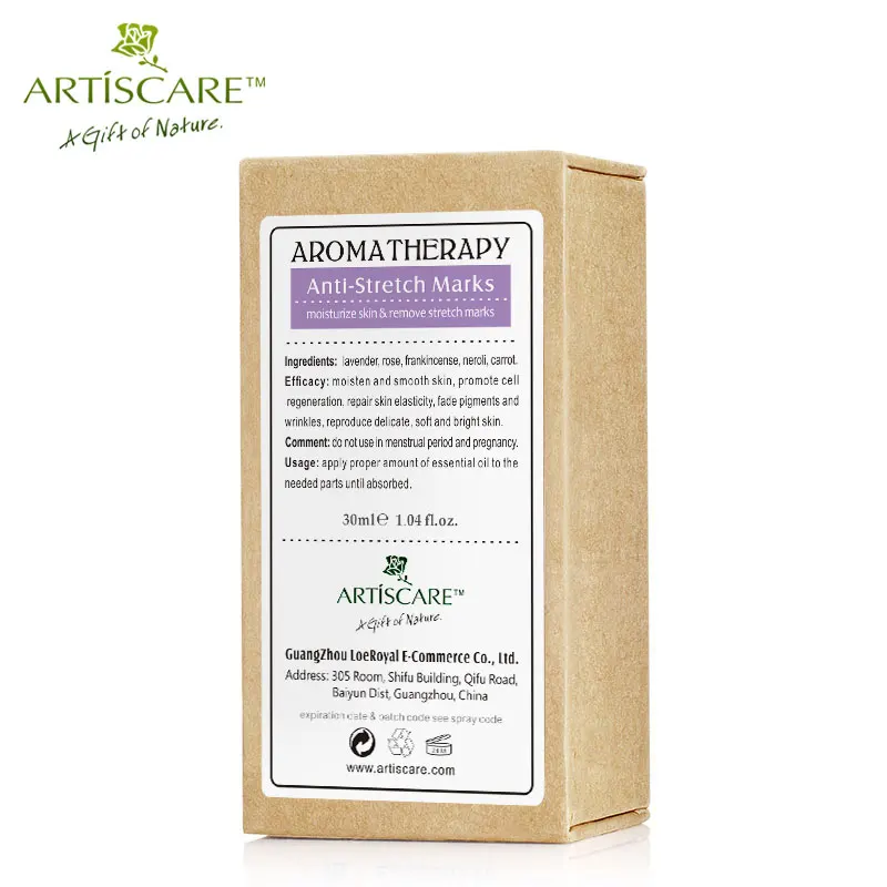 ARTISCARE против растяжек эфирное масло для беременных восстанавливающее уход за