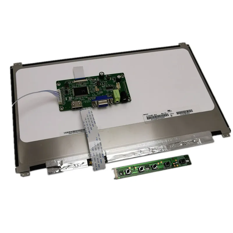 13,3 дюймовый дисплей емкостный сенсорный модуль комплект 1920X1080 ips 10 точечный емкостный сенсорный ЖК-дисплей Автомобильный модуль Raspberry Pi3 модуль