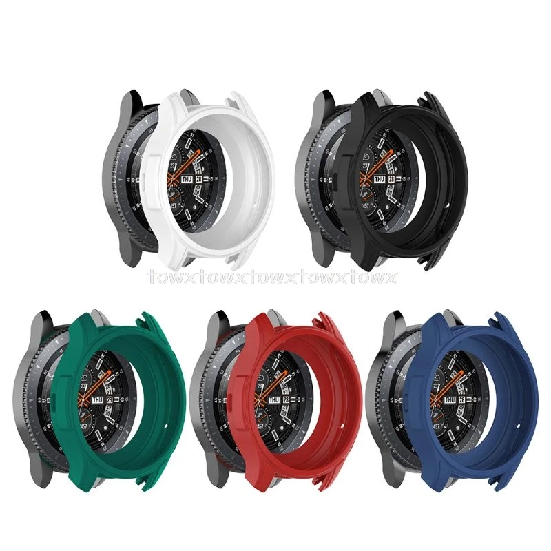 Силиконовый мягкий защитный чехол-рамка для часов Samsung Galaxy Watch 46 мм Gear S3 Frontier S11 19