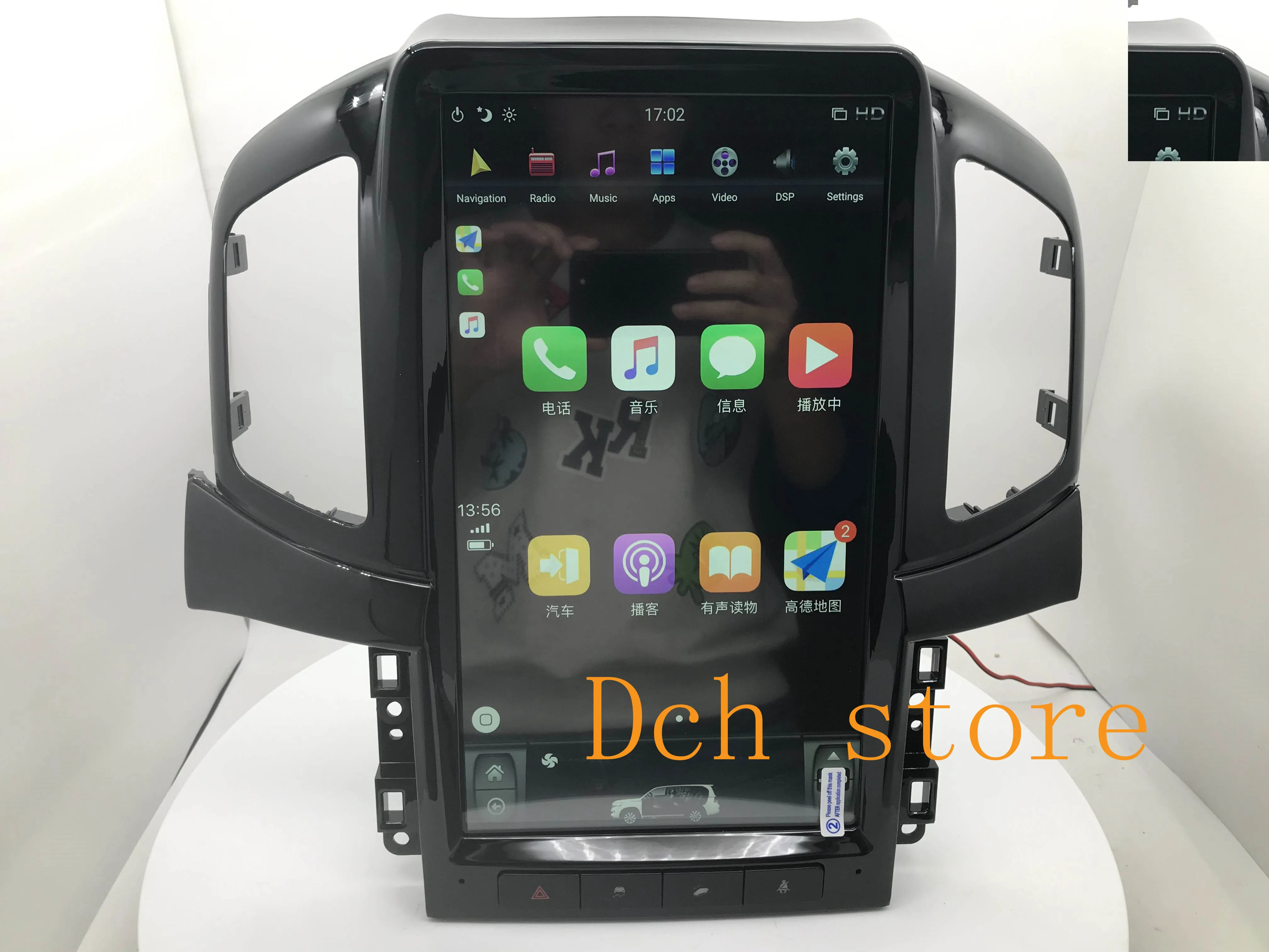 Автомобильный DVD плеер Tesla Style вертикальный экран 13 6 дюйма Android 9 0 навигация GPS для