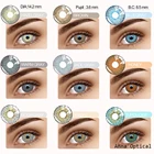 2 шт.пара США горячая Распродажа 5 тонов цветные контактные линзы 100% крышка глубокие глаза косметические контактные линзы для Eeys Быстрая доставка контактные линзы