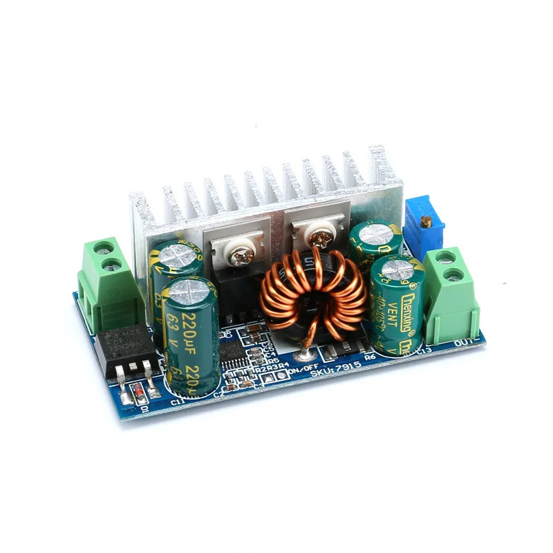 

10A adjustable step-down regulated power supply module, synchronous rectification and high-efficiency DC-DC converter, solar ele