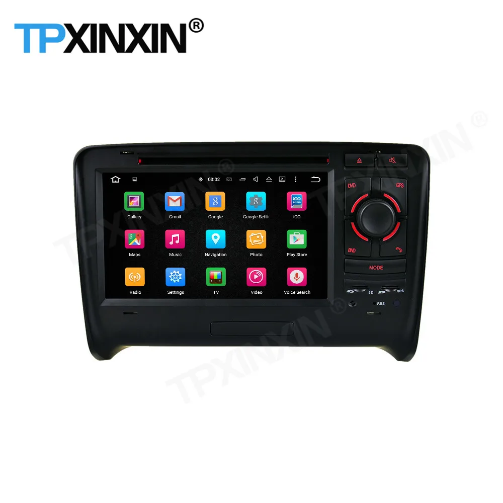 저렴한 Carplay-자동차 라디오 스테레오 무선 화면 안드로이드, 아우디 TT 2006 2007 2008 2009 2010 2011 GPS 플레이어 네비게이션 오디오 헤드 유닛