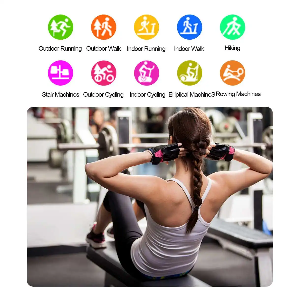 

INSMA S09 PLUS IP68 Waterproof Weather Smart Watch Heart Rate Blood Pressure Monitor Smartwatch Fitness Tracker Clock Bracelet