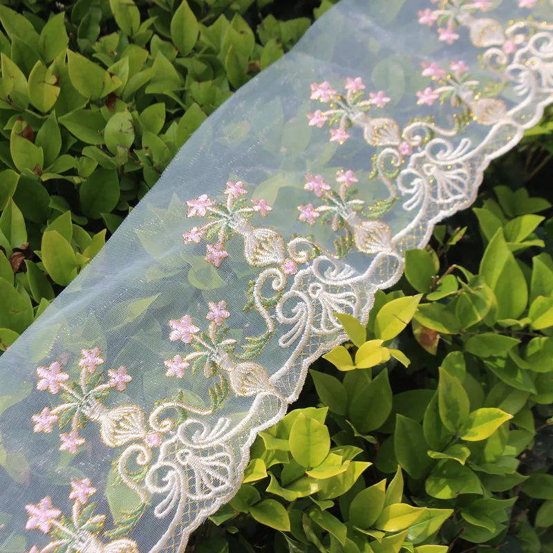 DONGCAI Цветочная кружевная отделка лентами шитье вышитая ткань сделай сам шляпа