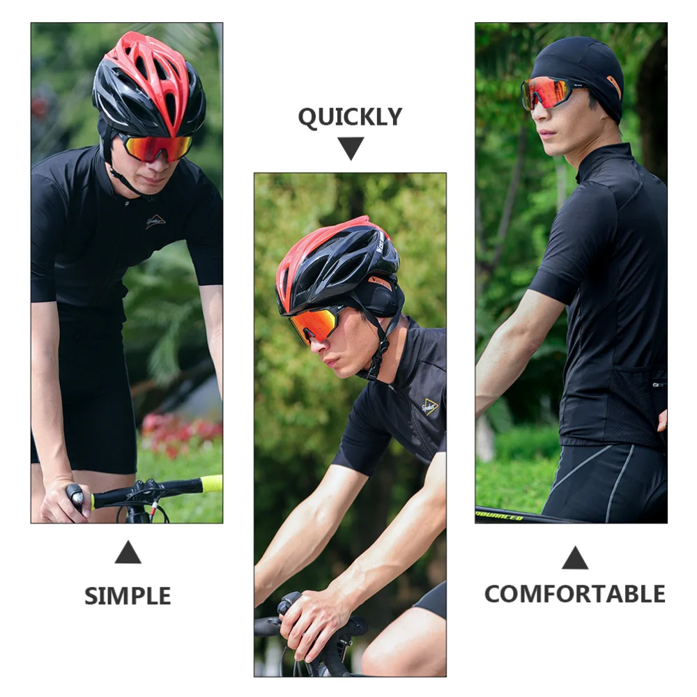

Anti-Sweat Cycling Hat Unisex Inner Cap Quick Dry Helmet Cycling Cap Anti-UV Hat