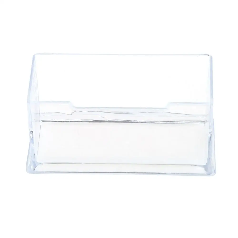 Чистая визитная карточка акриловая пластиковая стойка для дисплея настольного
