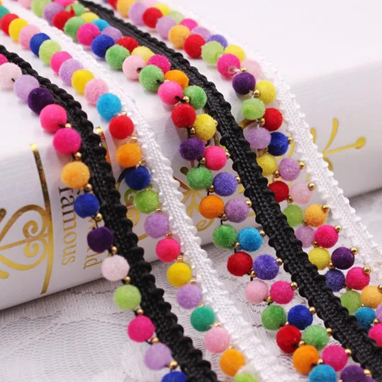 Этническая вышивка кружевная лента аксессуары сделай сам красочный круглый шар