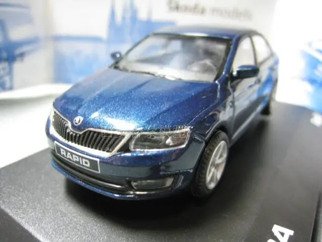 ABREX 1/43 масштаб SKODA RAPLD литой металлический автомобиль модель игрушки для коллекции, подарок, дети