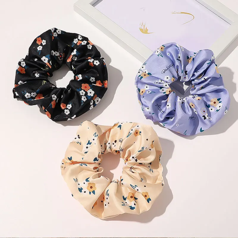 Резинки для волос эластичные резинки кольца галстуков веревка с цветочным