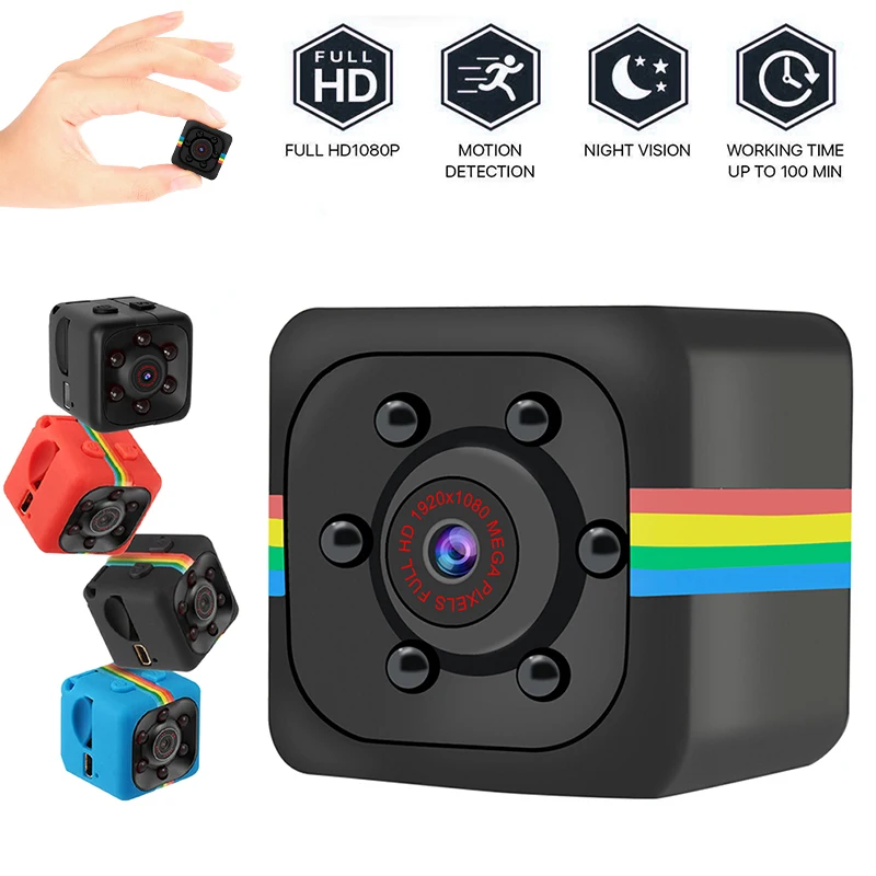 Мини камера SQ11 беспроводная домашняя безопасности Dvr HD 1080P мини видеокамера