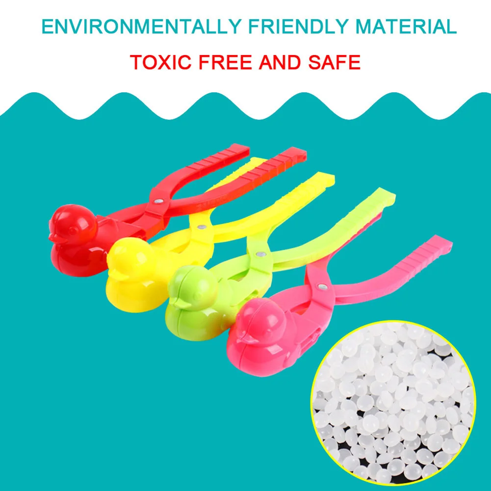 

Snowball Clip Winter Children Playing Snow Artifact Snowball Clip Fight Tool Duck Model Clip Children Outdoor Toys Playing Sand