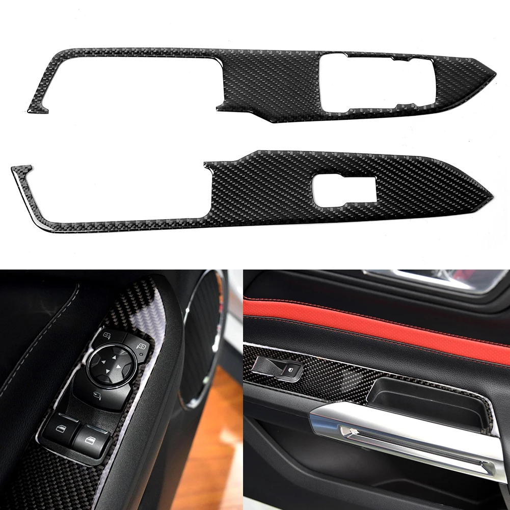 

2 шт., панель переключателя управления стеклоподъемником для Ford Mustang 2015-2019