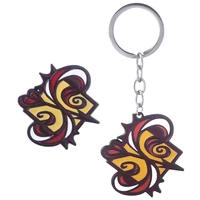 anime sk8 the infinity keychain langa reki s logo cosplay badge key chain for women men car keyring jewelry accessories