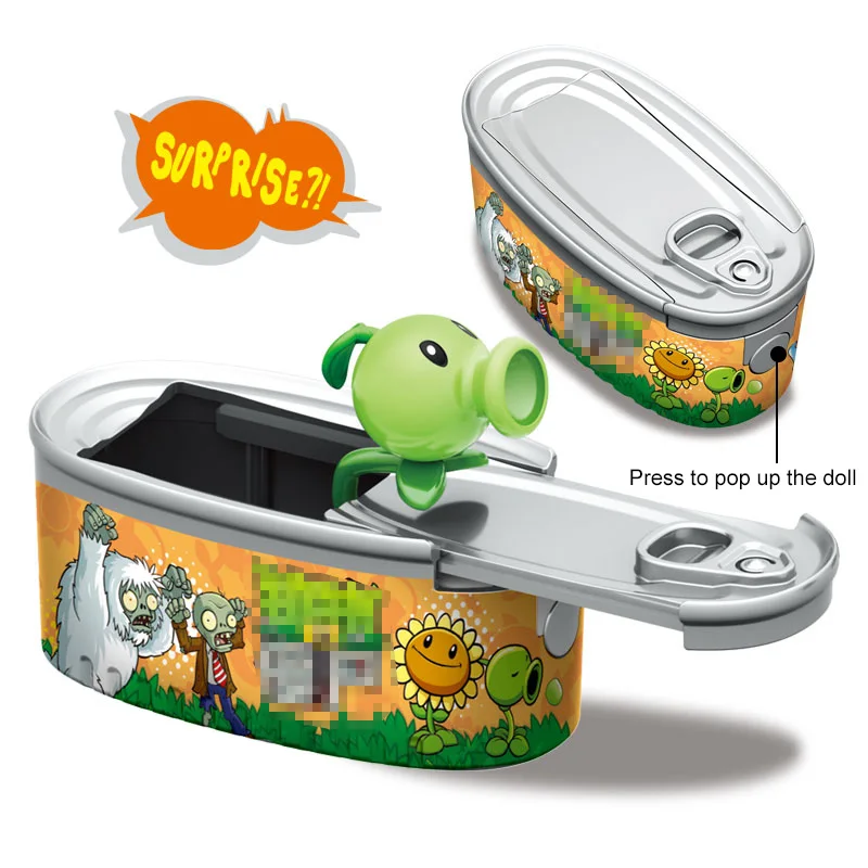 Растения против Зомби PVZ игрушка новый сюрприз jar глухая коробка Забавный хитрый