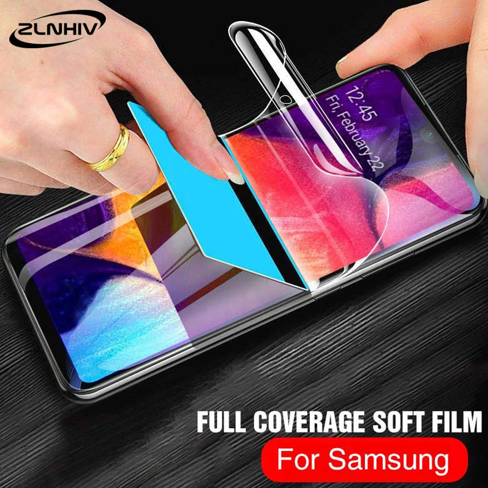 Гидрогелевая пленка zlnвич для samsung galaxy A10 A20 A30 A40 A50 A70 A20E A60 A80 A90 полное покрытие