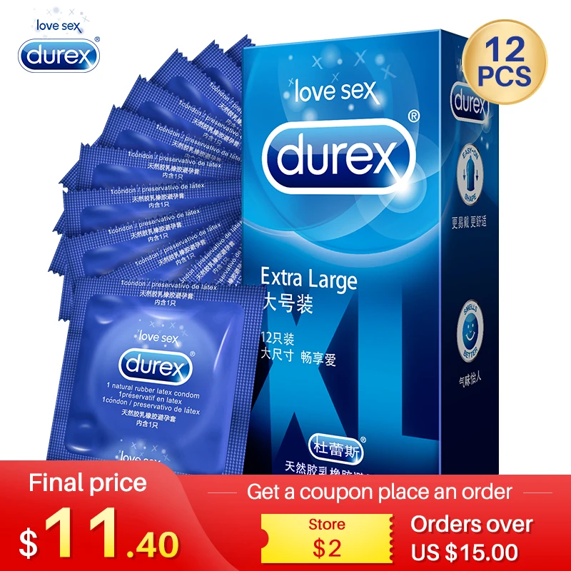 Durex размера плюс презерватив Xxl 56 мм больше смазки тонкий приспособление интимные