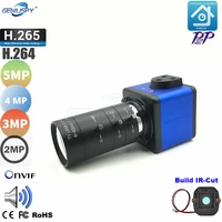 geniuspy 5mp 4mp 3mp 2mp 6 60mm manual zoom lens indoor audio microphone box bullet came h 265 low storage webcam xmeye