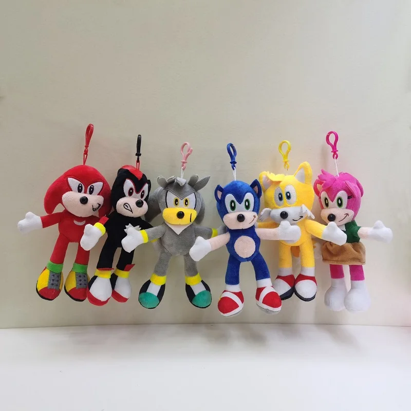 

Sonic 6Styles Shadow Plush Toy 20CM Amy Rose Knuckles Tails Plush Doll Cute Soft Stuffed Plush Doll Birthday Gift For Children
