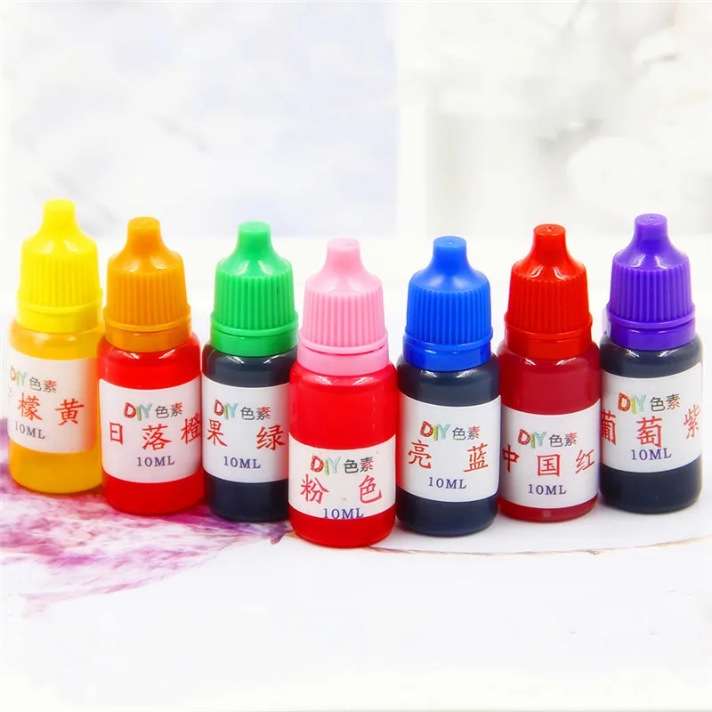 Пигмент для окрашивания аксессуары изготовления прозрачной полимерной глины