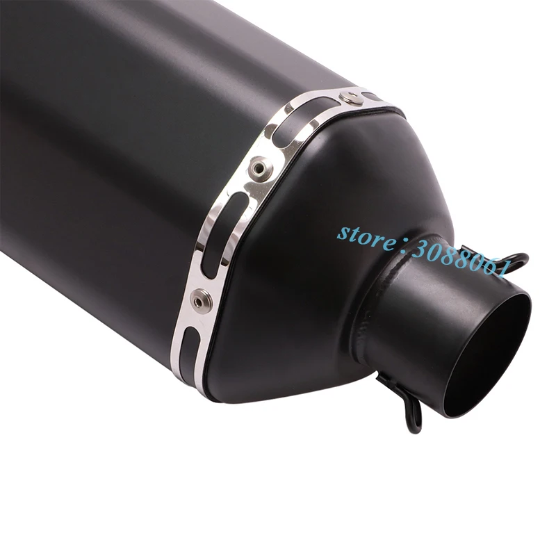 Универсальный 570 мм мотоцикл Akrapovic выхлоп побега модифицированный 470 мм Глушитель дБ убийца для ATV TMAX 530 XMAX 300 G310 R1