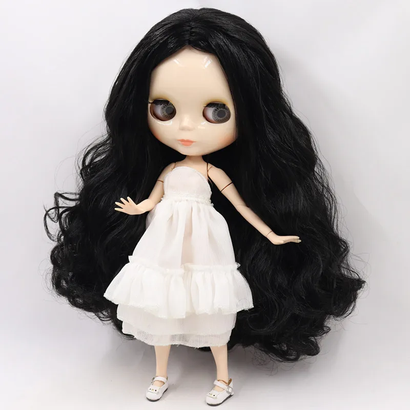 ICY DBS Blyth Doll 1/6 Joint Body 30CM BJD toys white shiny face with extra hands AB and faceplate DIY Fashion Dolls girl gift | Игрушки и