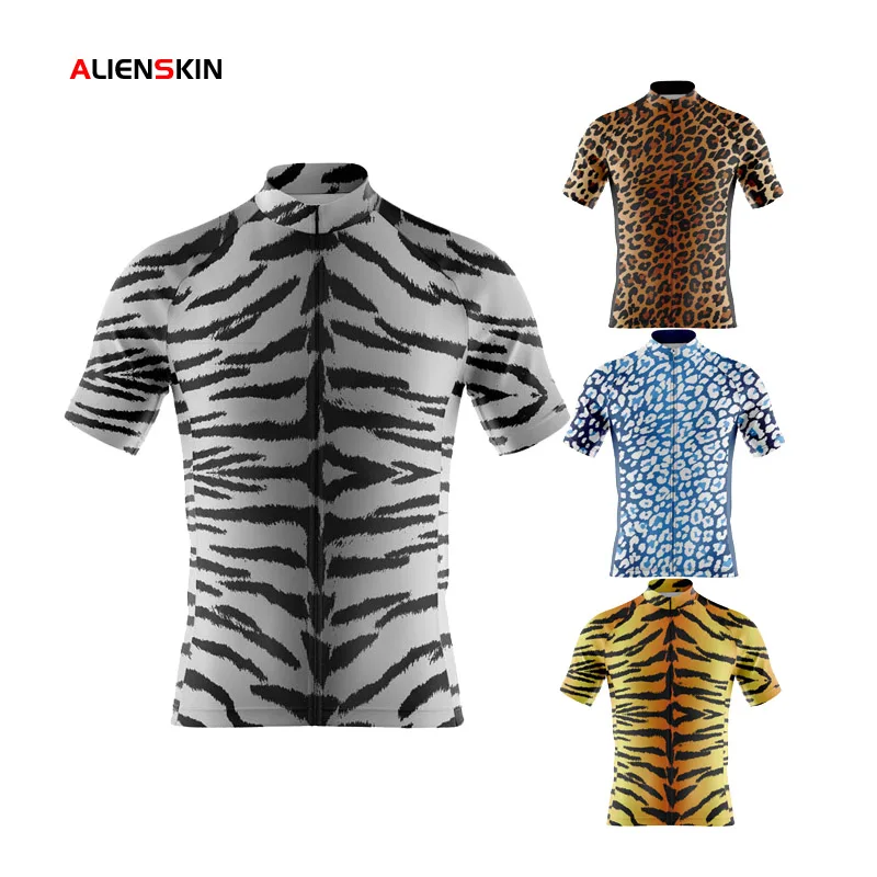 

Summer Mens Team Cycling Jersey MTB Uniform Mountain Bike Clothing Quick Dry Bicycle Clothes Short Maillot Bike wear mtb jersey