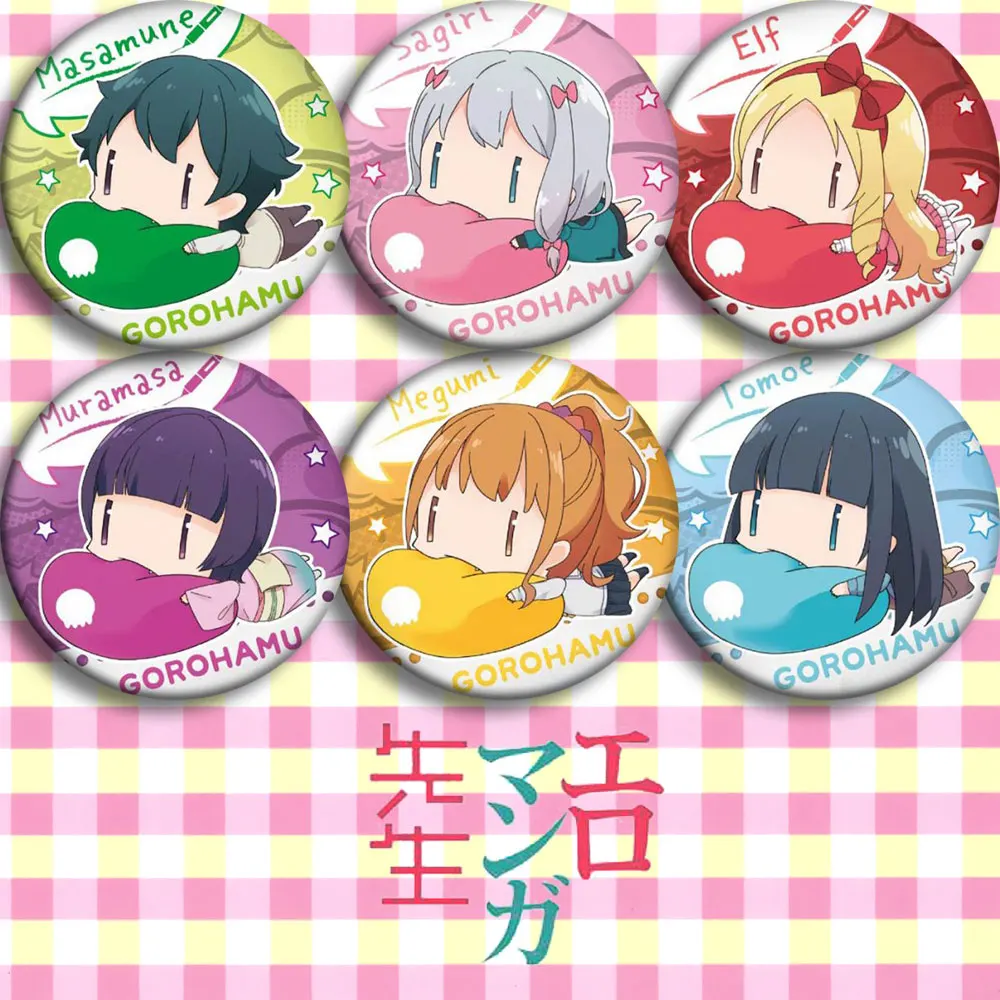 Brdwn Eromanga Sensei Izumi Sagiri Masamune Yamada Elf Senjyu Muramasa Amelia Armeria Jinno Megumi значок Косплея| |
