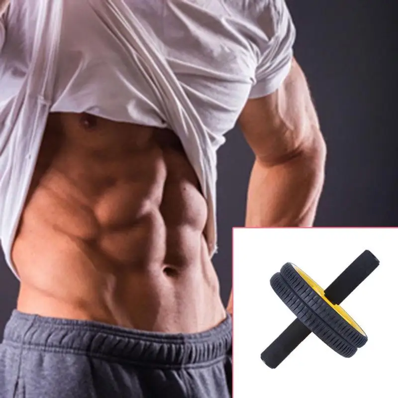 Тренажерный зал двухколесный обновленный Ab брюшной пресс колесные ролики