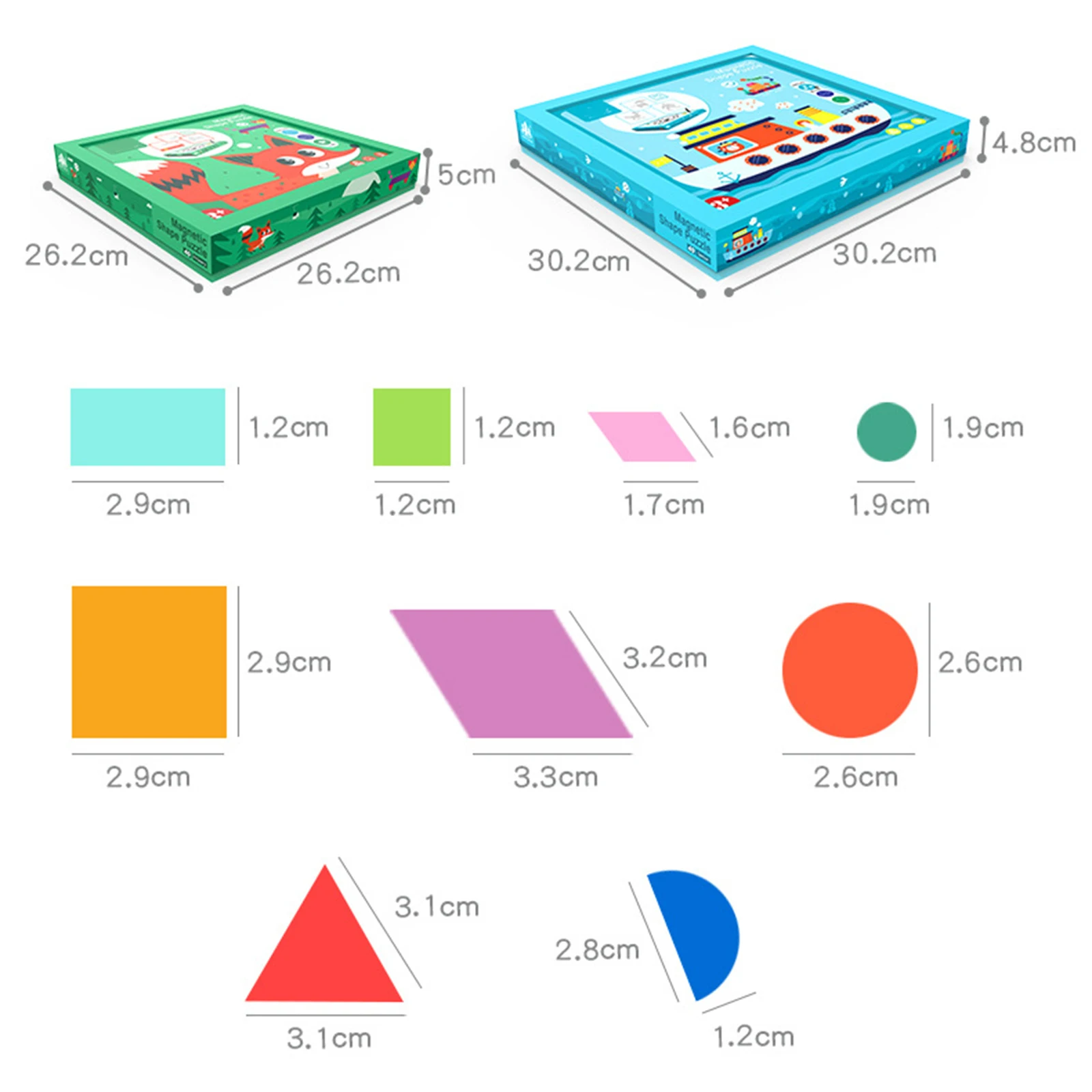 

Educational Magnetic Shape Puzzles Interesting Wooden Magnetic Puzzle Tangram Toys Magnetic Jigsaw Drawing Game Board For Kids