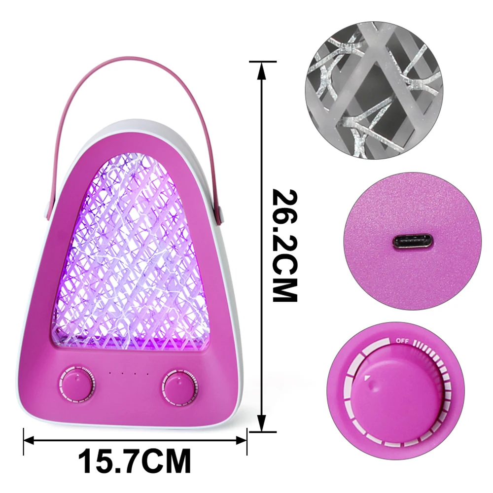 

Electric Mosquito Killer LED Bulb Insect Repellent Light Insect Trap Anti Mosquito Fly Bug USB Charging for Baby Room