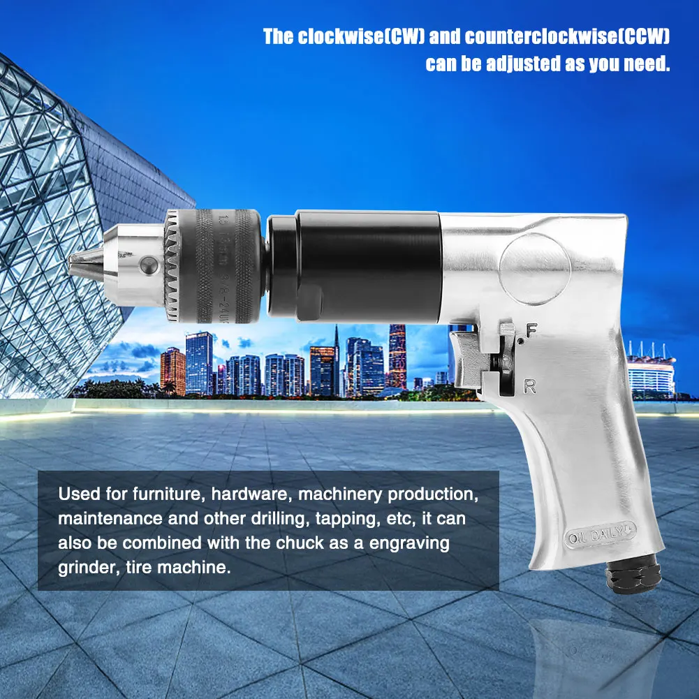 KP-554 1/2 типа CW/CCW пневматическая дрель пневматический сверлильный инструмент |
