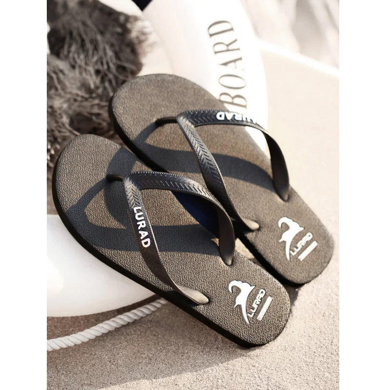 Новинка 2019 года мужские тапочки нескользящие повседневные Вьетнамки сезон лето