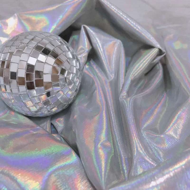 Бронзирующая растягивающаяся лазерная ткань практичная DIY скатерть для зонта