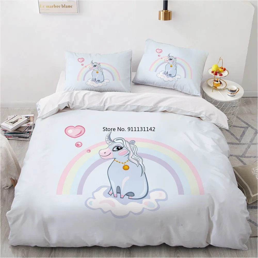 Роскошные комплекты постельного белья с 3D рисунком пододеяльник односпальная