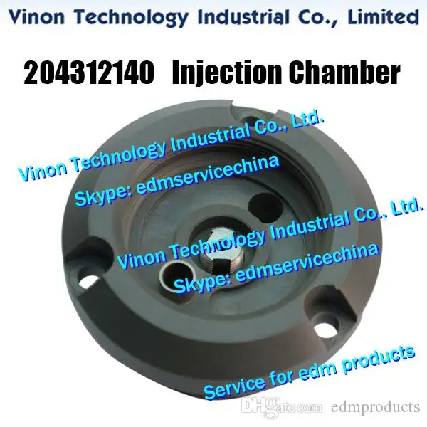 

204312140 edm Injection Chamber Lower Ø70x44L for ROBOFIL 100,200,400. Charmilles 431.214,204.312.140,200420451,420.451,430.629.
