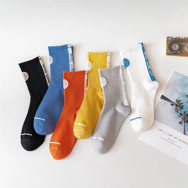 

New Men Fashion Sports Crew Long Socks Hip hop Street Basketball Summer Breathable Socks Cotton Tube Men Socks Gifts For Men