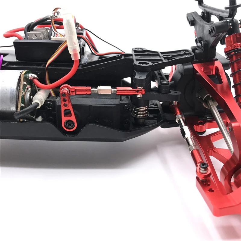 

1 Set Metal Oil Filled Front Rear Shock Absorber Damper & 1 Set Pull Rod Link Rod