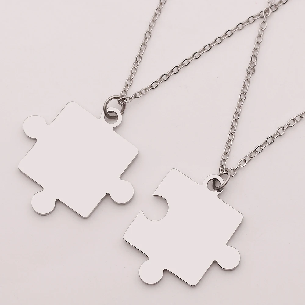 Ожерелье из нержавеющей стали для мужчин и женщин подвеска-головоломка