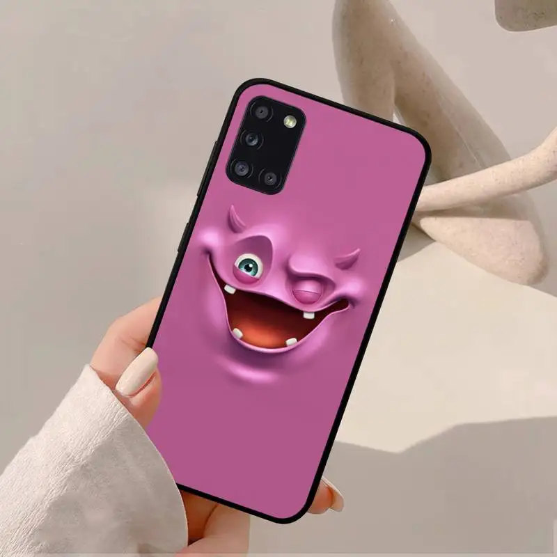 3D Funny Face Phone Case for Samsung A 51 30s 71 21s 10 70 31 52 12 30 40 32 11 20e 20s 01 02s 72 cover images - 6