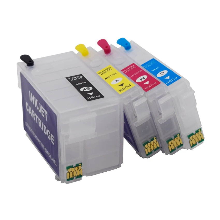 t252xl 27xl refillable ink cartridge with dye sublimation ink for epson wf 7710 wf 7720 wf 7210 wf 7220 wf2750 wf3640 printers free global shipping