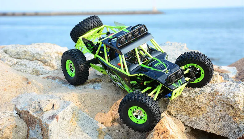 Радиуправляемая машинка WLtoys 12428 4WD 1/12 2 4G 50 км/ч высокоскоростной грузовик монстра