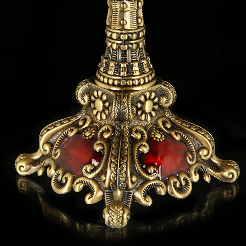 Европейский ретро металлический домашний декоративный подсвечник свадебный