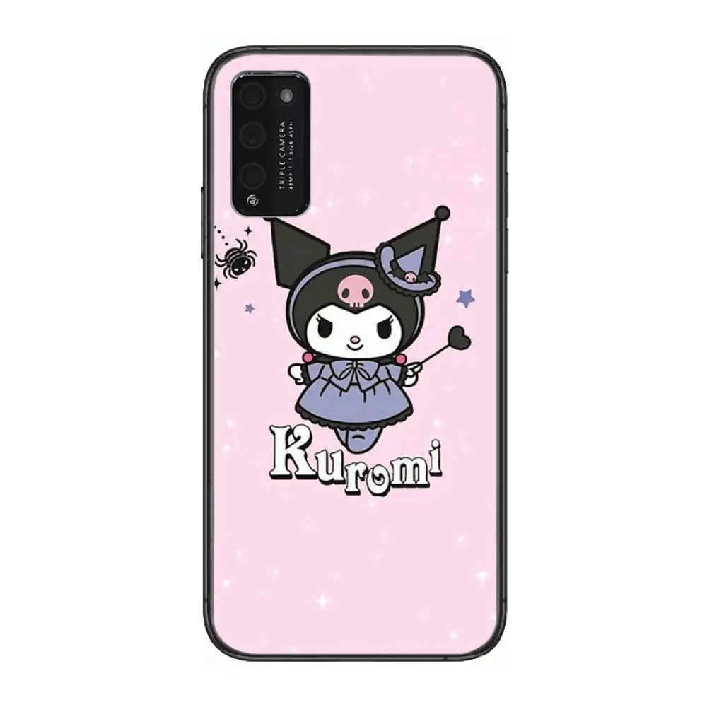 

Cute Kuromis Case Clear Phone Case For Huawei Honor 10 20 30 9 X Pro Lite V 5G RU Black Etui Coque Hoesjes Comic Fashion